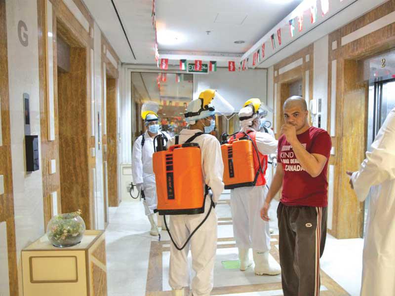 تعقيم المقرات التربوية تمهيدا لاستئناف العمل 