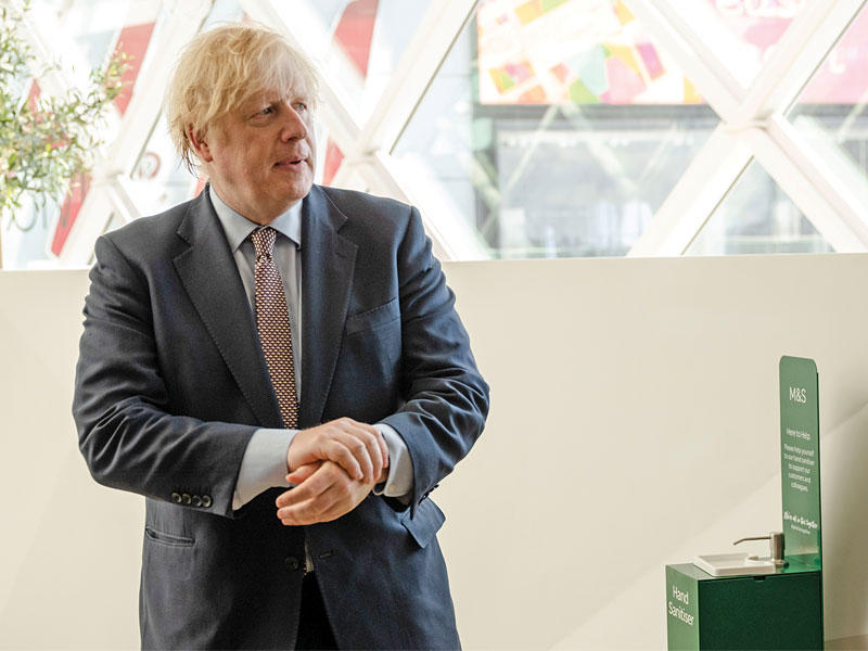 رئيس الوزراء البريطاني بوريس جونسون 