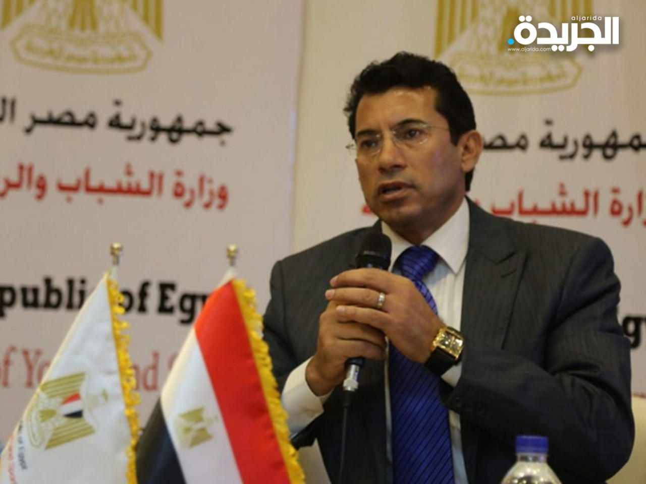 وزير الشباب والرياضة المصري أشرف صبحي