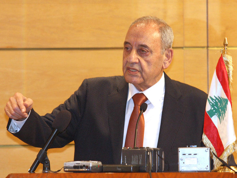 رئيس مجلس النواب اللبناني نبيه بري 