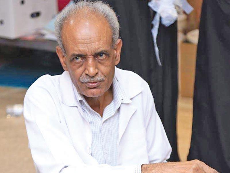 الفنان التشكيلي السوداني الشيخ إدريس الضو