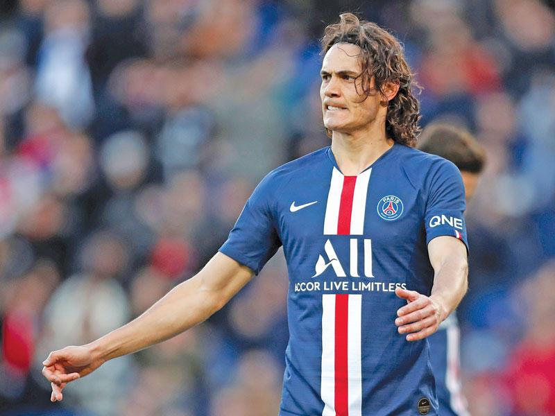 المهاجم إدينسون كافاني 