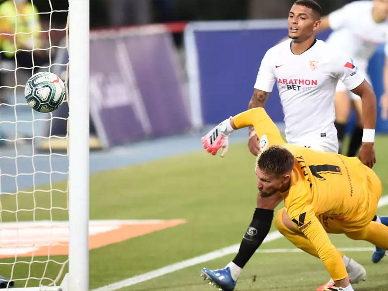 هدف التعادل في المباراة إشبيلية ضد ليفانتي في الدوري الإسباني 