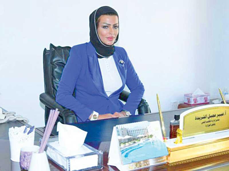 المتحدثة الرسمية بوزارة المواصلات عبير الشريدة 