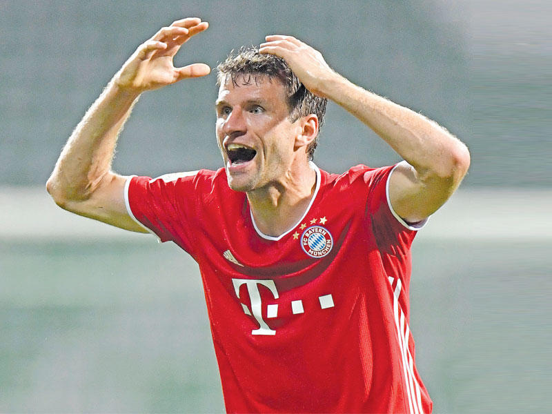 توماس مولر مهاجم فريق بايرن ميونخ 