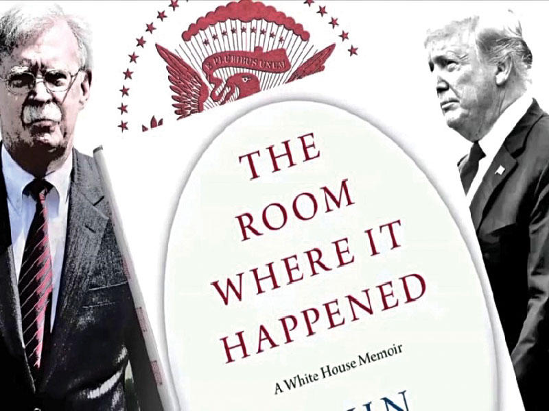 كتاب بولتون يستعرض «فضائح ترامب»n