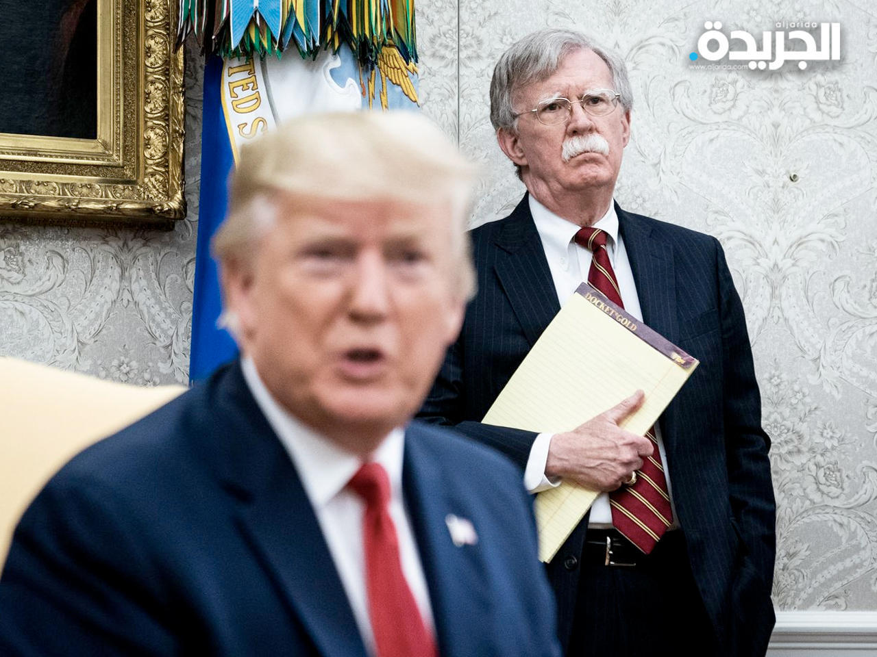بولتون وترامب في البيت الأبيض