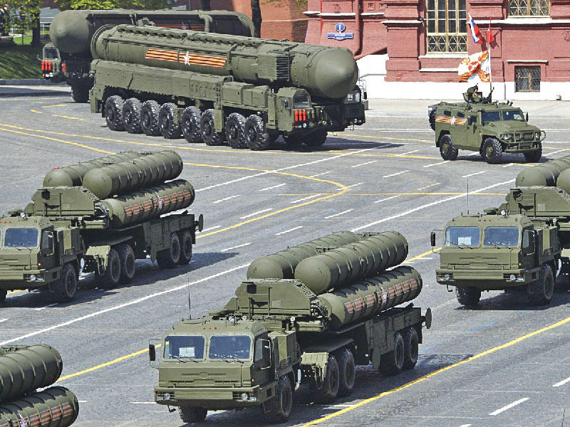 جانب من عرض عسكري روسي