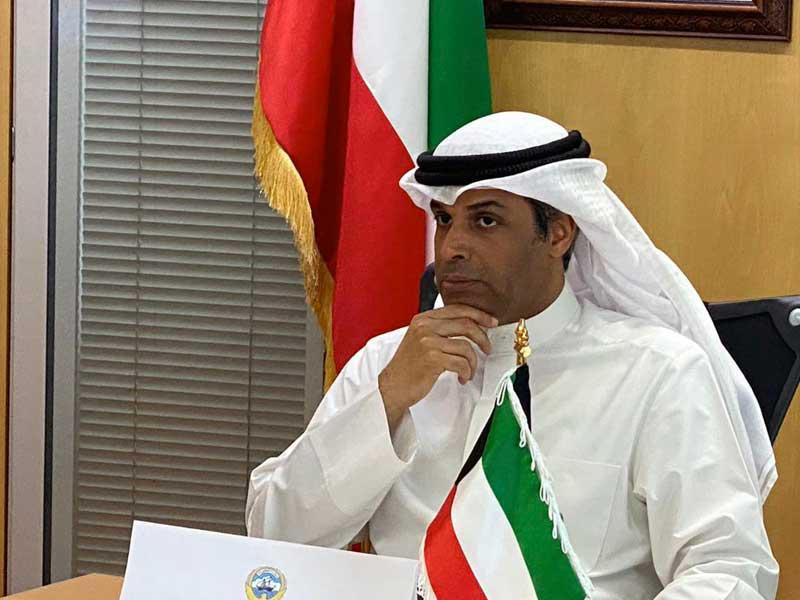 وزير الكهرباء والماء وزير النفط د. خالد الفاضل