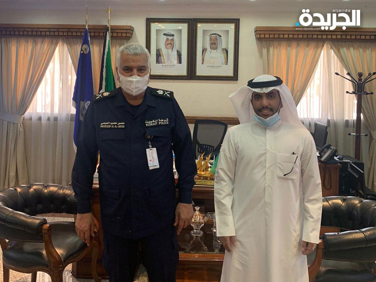 اللواء منصور العوضي واحمد المعضادي