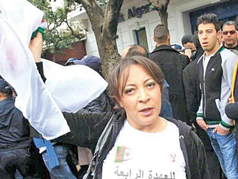 الناشطة السياسية المعارضة أميرة بوراوي 