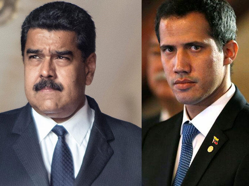 رئيس الجمعية الوطنية خوان غواديو - الرئيس الفنزويلي نيكولاس مادورو