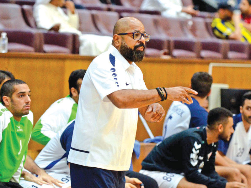 خالد الملا خلال منافسات الموسم الماضي