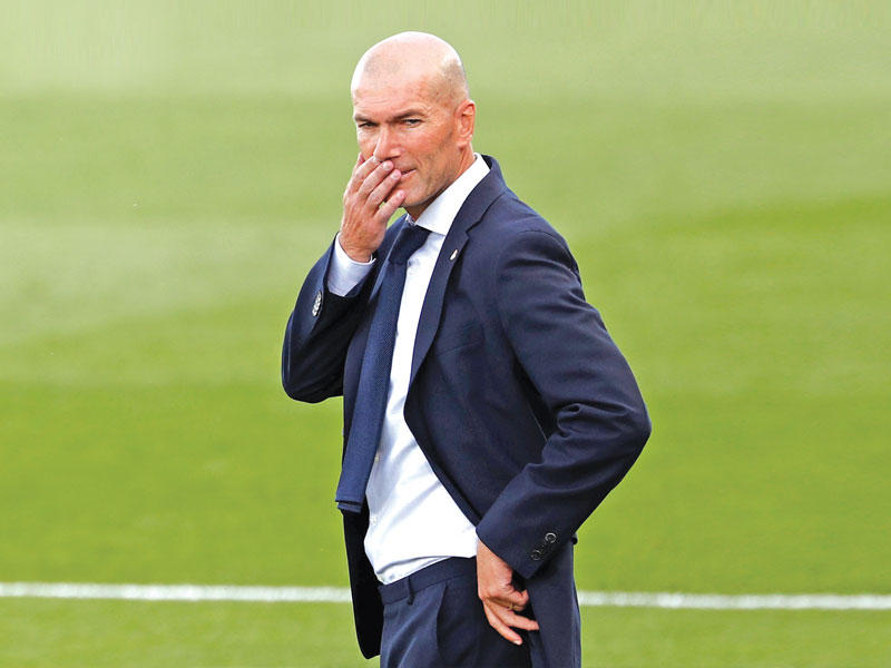 زين الدين زيدان المدير الفني لريال مدريد