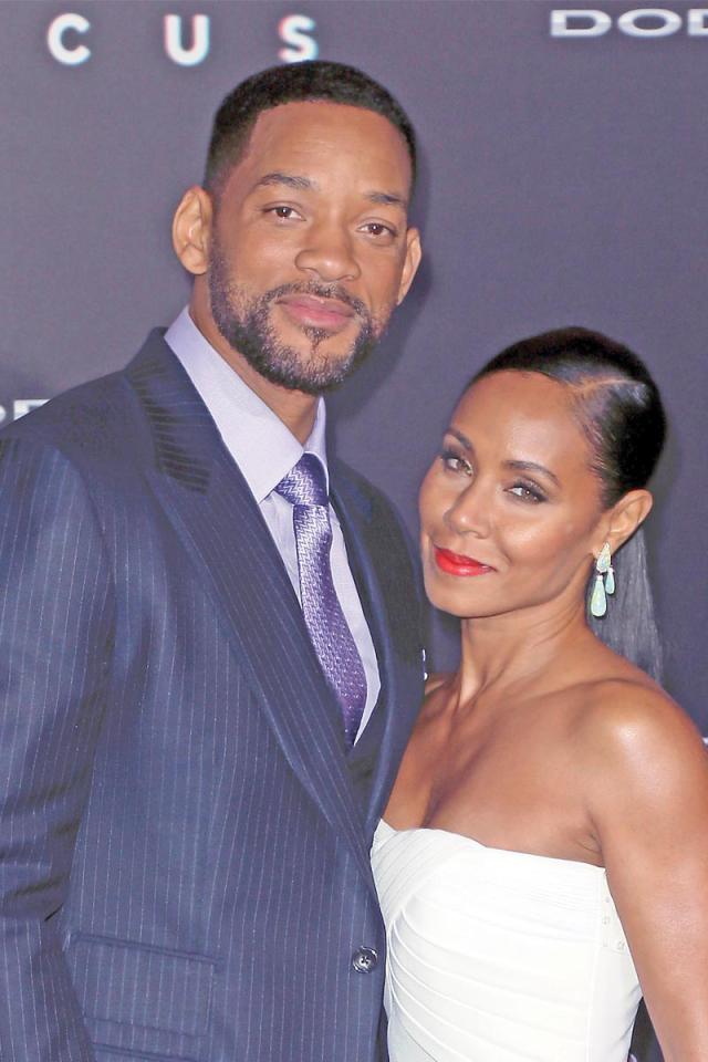 النجم ويل سميث وزوجته