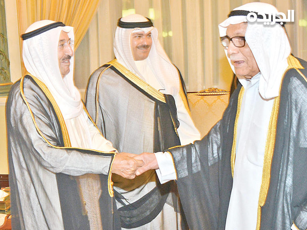 سمو أمير البلاد مع صالح العجيري «أرشيفية»