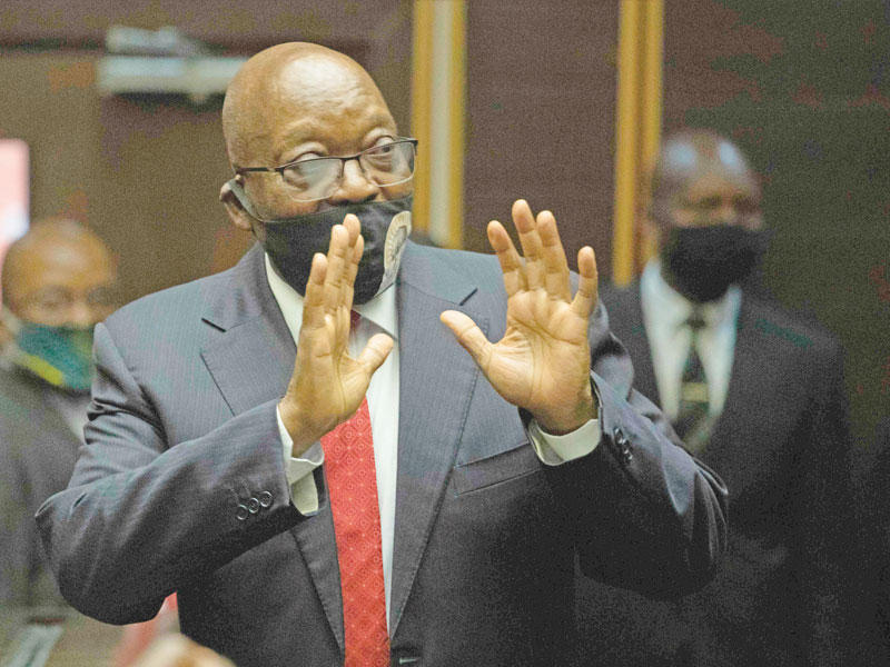 رئيس جنوب إفريقيا السابق جاكوب زوما