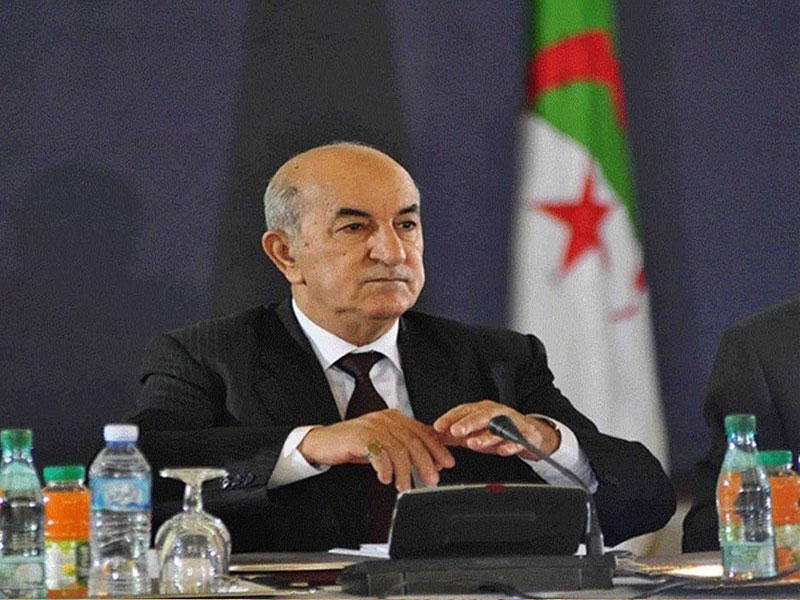 الرئيس الجزائري عبدالمجيد تبون 