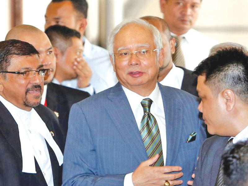 رئيس وزراء ماليزيا السابق نجيب عبدالرزاق 