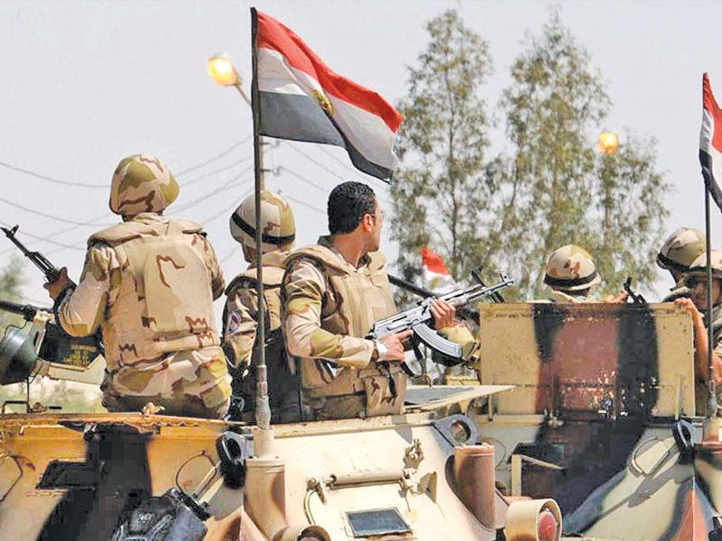 صورة أرشيفية لجنود مصريين