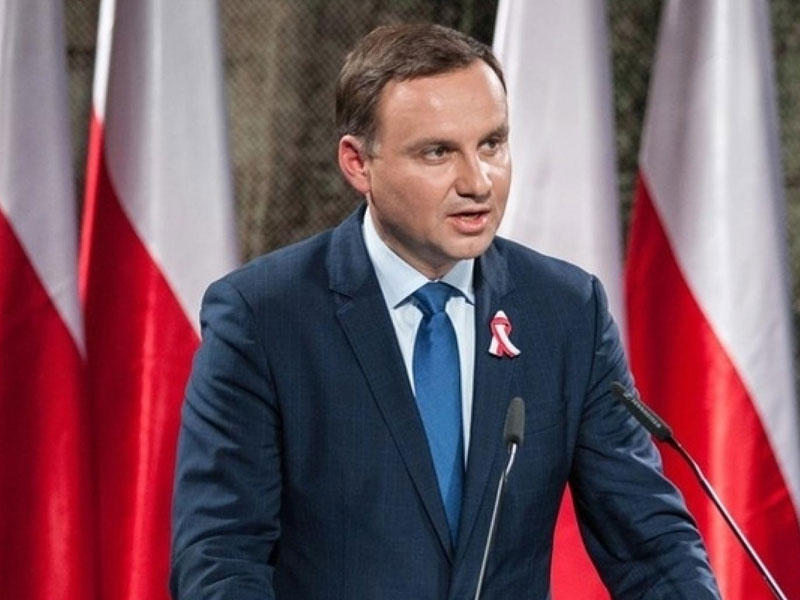 الرئيس البولندي القومي أندريه دودا 