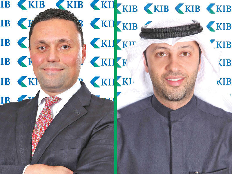 رائد بوخمسين، نائب رئيس مجلس الإدارة والرئيس التنفيذي لـ KIB - محمد خديري، المدير العام بالوكالة للإدارة المصرفية الدولية والشركات الكبرى في KIB