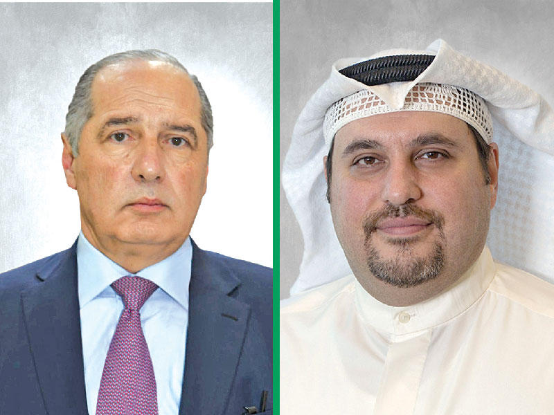 نائب رئيس مجلس إدارة شركة التقدم التكنولوجي فيصل صرخوه  - غسان مملوك الرئيس التنفيذي