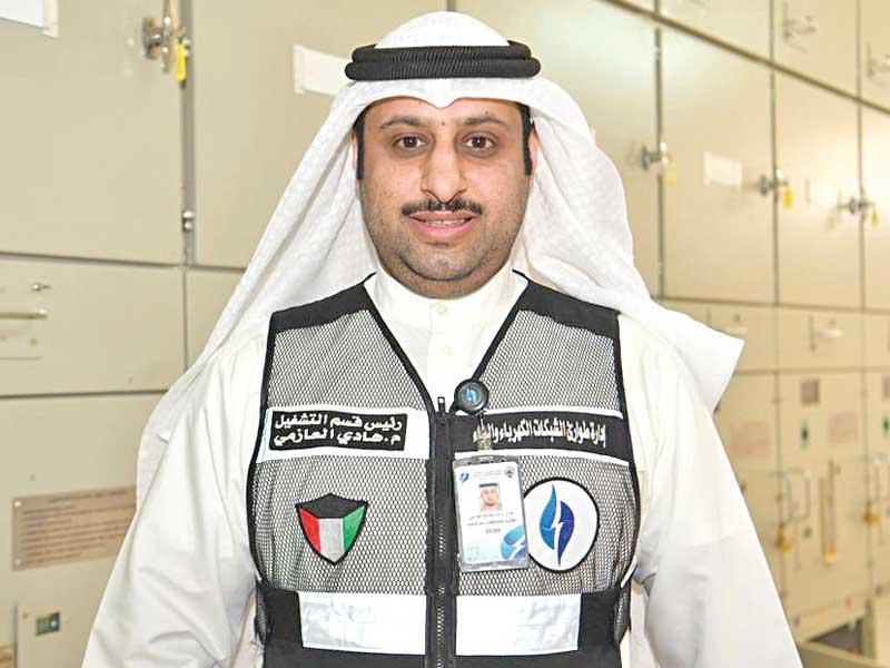  رئيس قسم التشغيل في إدارة شبكات الطوارئ الكهربائية م. هادي بن جامع