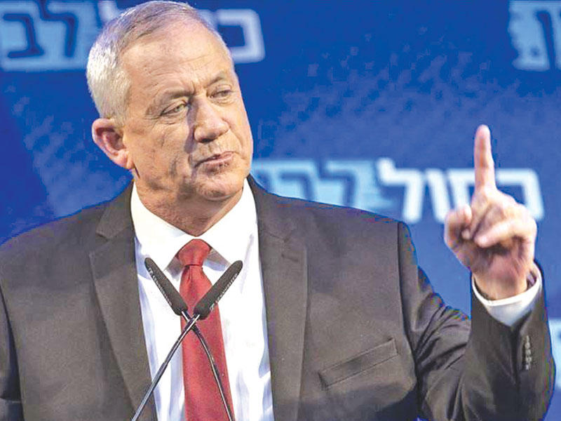 وزير الدفاع الإسرائيلي بيني غانتس 