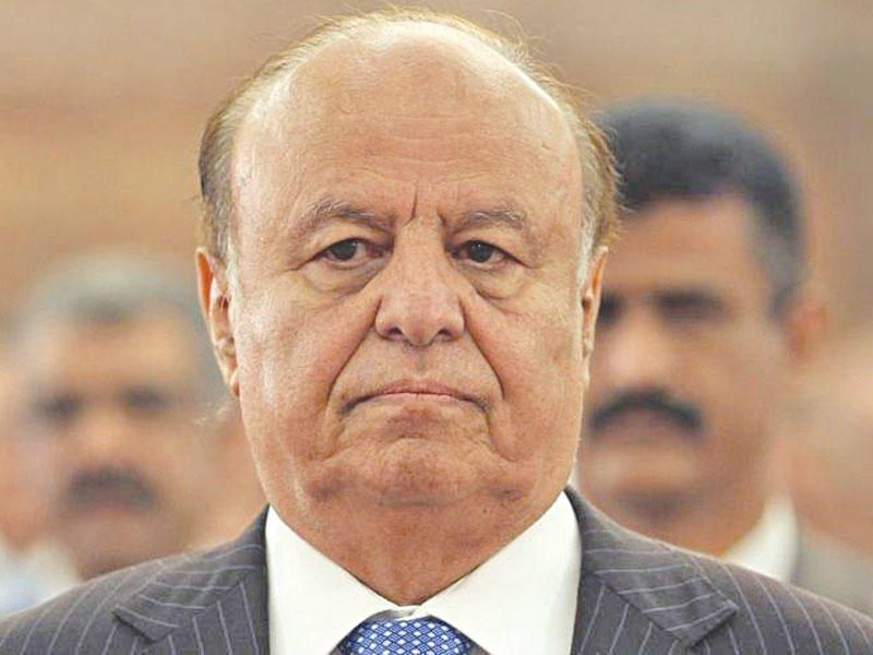 الرئيس اليمني عبدربه منصور هادي 