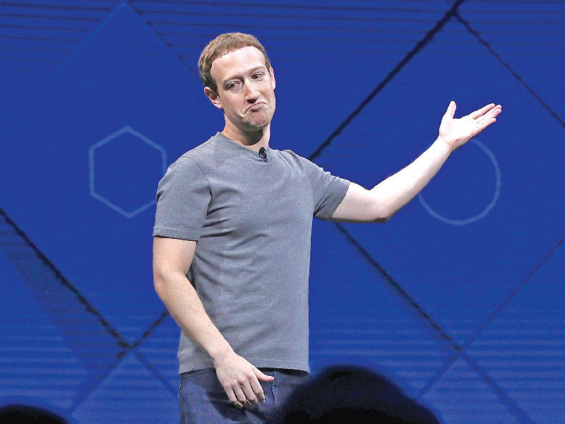  الرئيس التنفيذي لموقع فيسبوك مارك زوكربيرغ