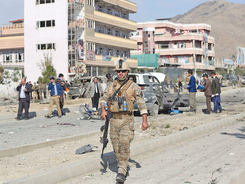 تفجيرين في سوق في مقاطعة سانغين في ولاية هلمند