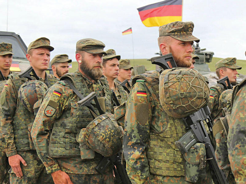 صفوف الجيش الألماني