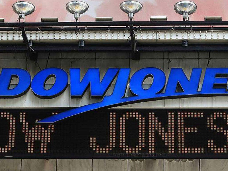 مؤشر داو جونز يغلق مرتفعاً 580 نقطةn