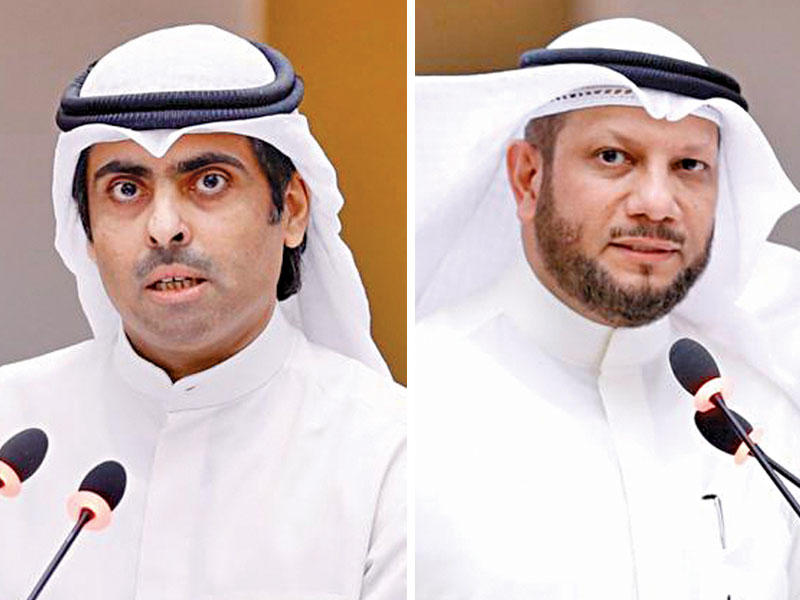 وزير المالية براك الشيتان - النائب رياض العدساني 