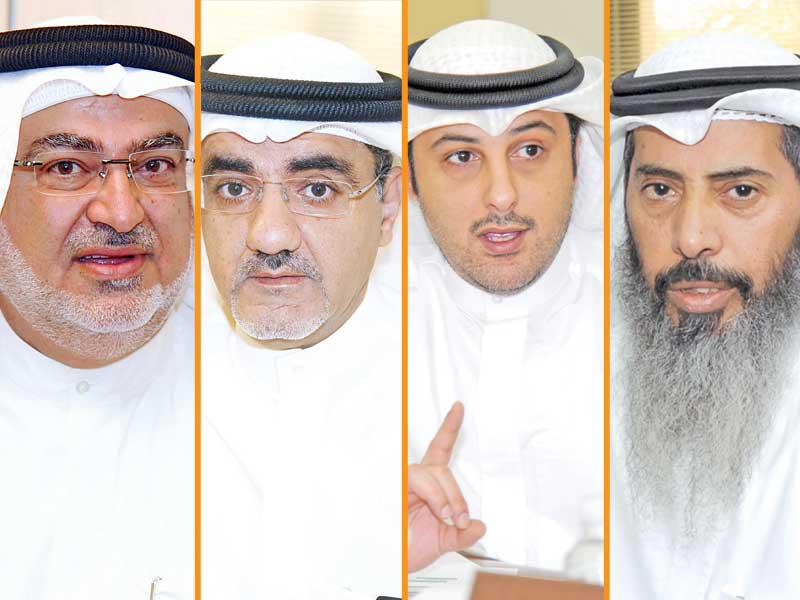 النائب نايف المرداس-النائب أحمد الفضل-النائب خليل عبدالله-النائب خليل الصالح