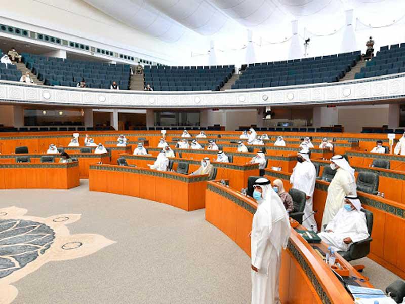 جانب من احد جلسات مجلس الامة 