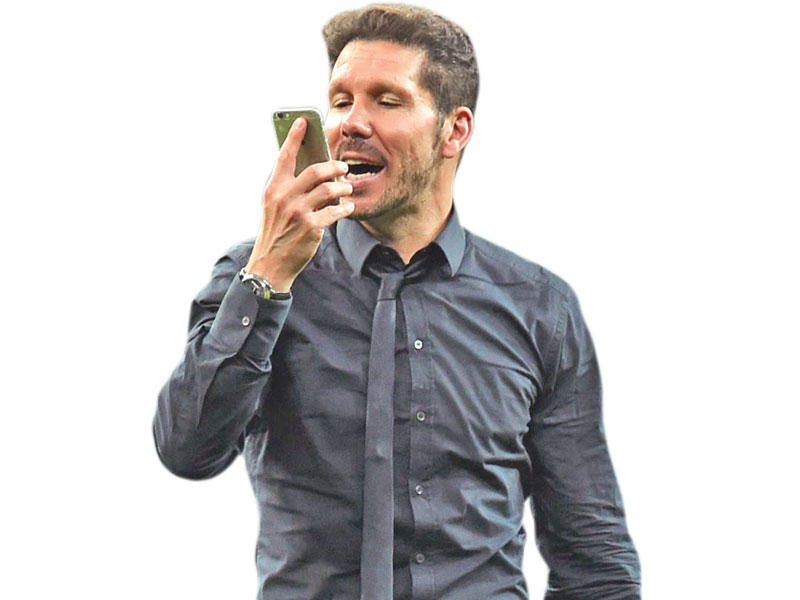 دييغو سيميوني المدير الفني لأتلتيكو مدريد