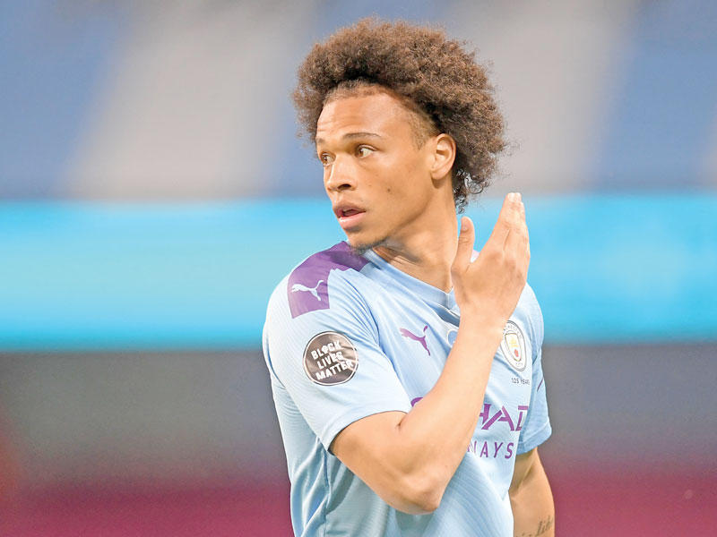 المهاجم لوروا سانيه 