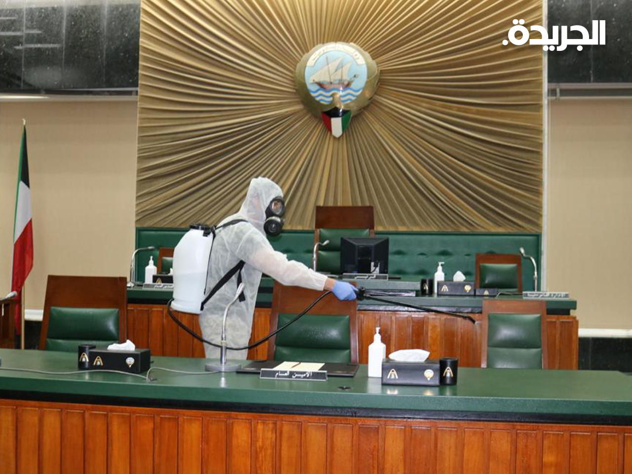 جانب من تعقيم «البلدي»