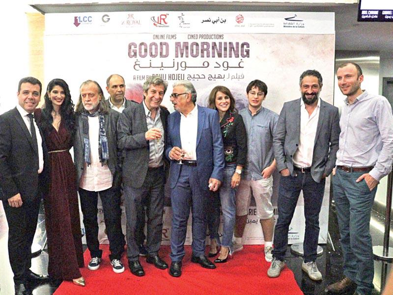 المخرج بهيج حجيج في افتتاح أحد أفلامه