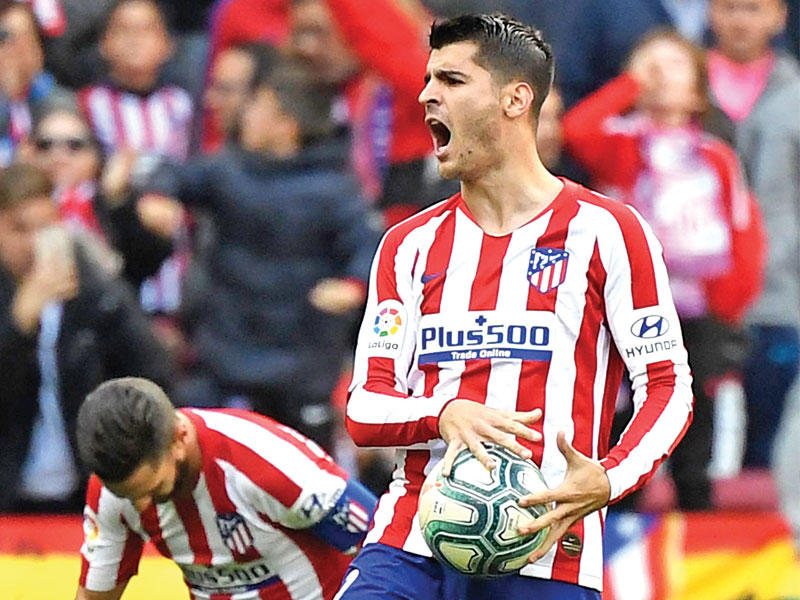 مهاجم أتلتيكو مدريد ألبارو موراتا