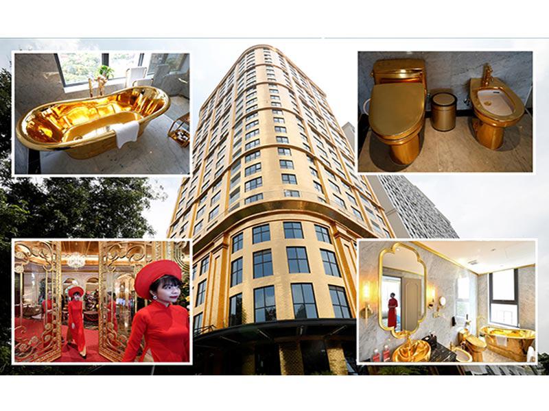 فندق فيتنامي مطلي بالذهب من الداخل والخارج