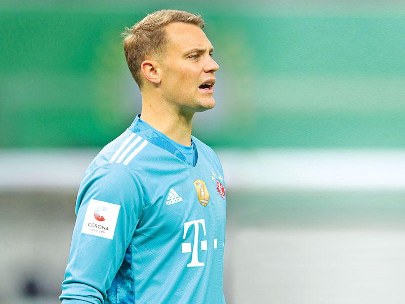 حارس مرمى وقائد بايرن ميونيخ مانويل نوير 