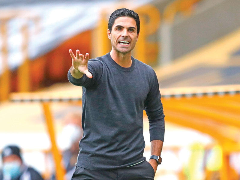 ميكيل أرتيتا مدرب أرسنال 