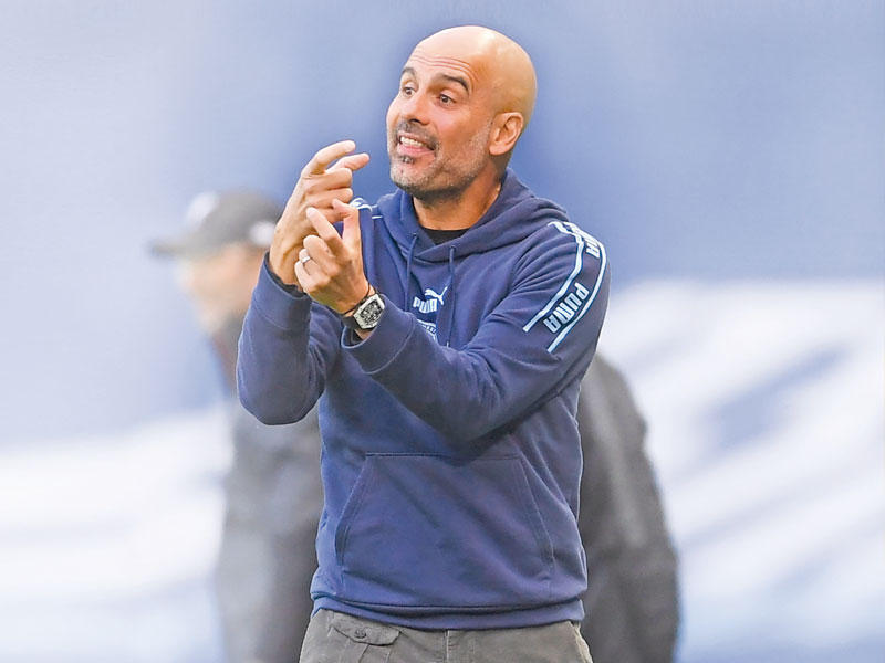 المدرب الإسباني جوسيب غوارديولا 