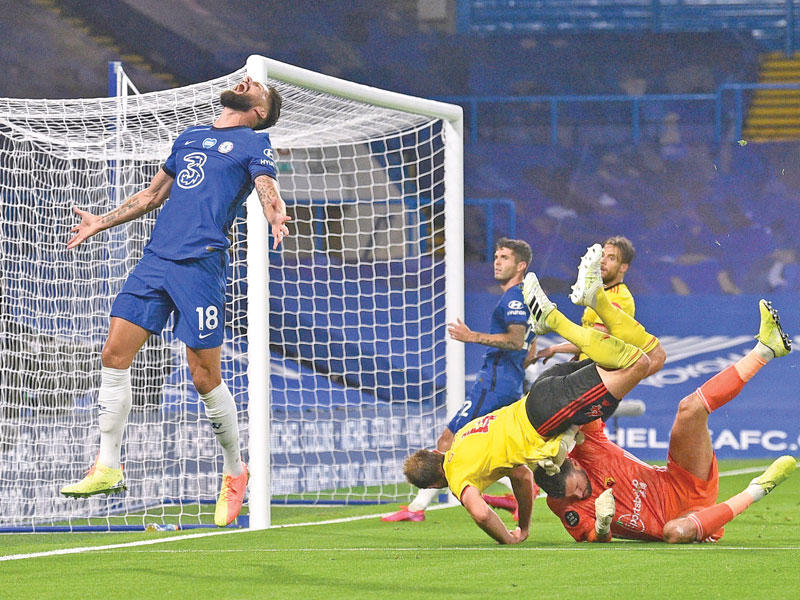 جيرو نجم تشلسي يتحسر على فرصة ضائعة