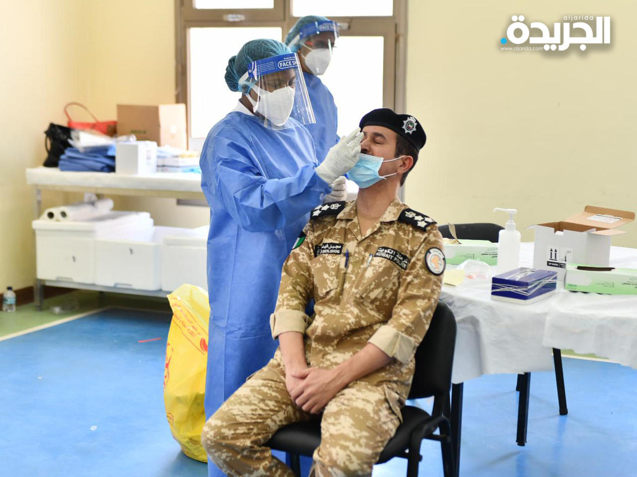 إجراء 400 مسحة لمنتسبي «أمن الحدود»n