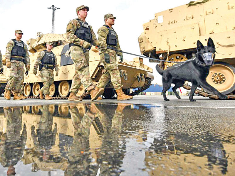 عناصر القوات الأميركية 