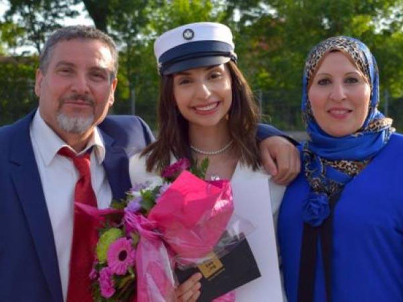 الفلسطينية ياسمين اليوسف الأولى على الدنمارك